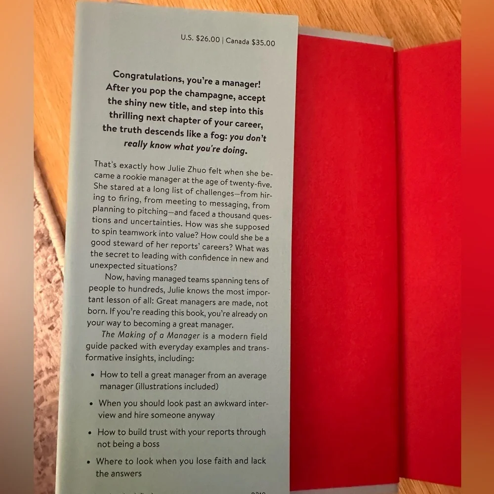 The Making of a Manager Book - Picture 2 of 3